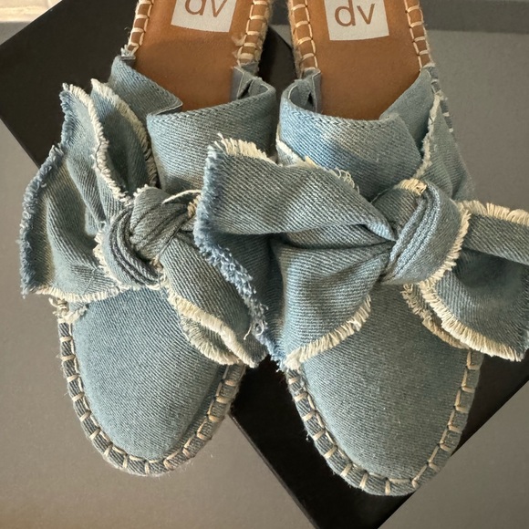 Designed by Dolce Vita Denim Espadrilles Size 7.5 - Picture 2 of 8
